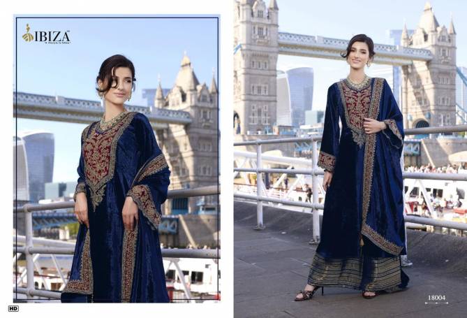 Delhi 6 Dobara By Ibiza Viscose Velvet Embroidery Salwar Kameez Suppliers In India